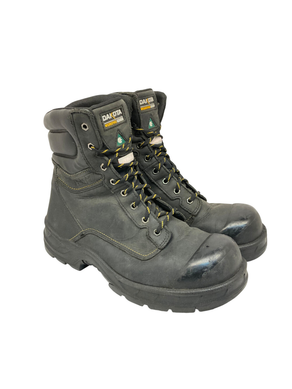 Dakota Men's 8'' 877 Steel Toe Steel Plate Work Boots Black Size 12M